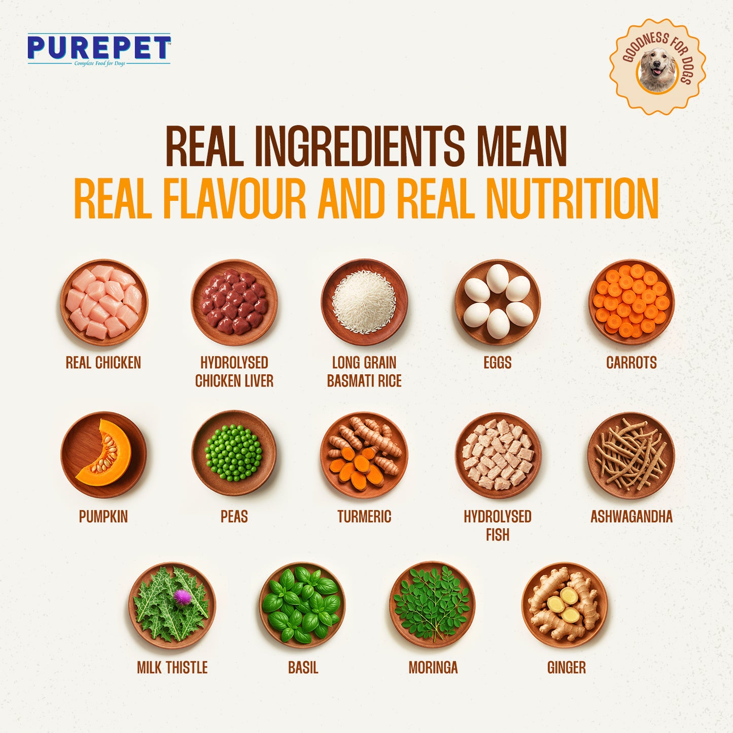 Purepet Chicken Biryani | Fresh Dog Food