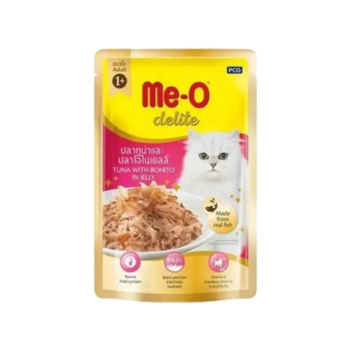 ME-O Delite Tuna with Bonito in Jelly | Wet Cat Food