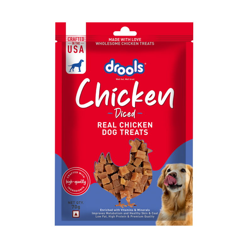 Drools Chicken Diced | Dry Dog Treats
