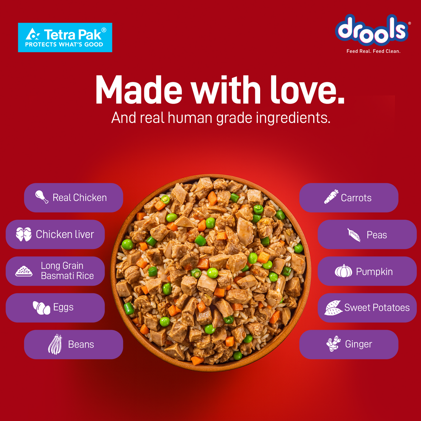 Drools Chicken Biryani | Fresh Dog Food
