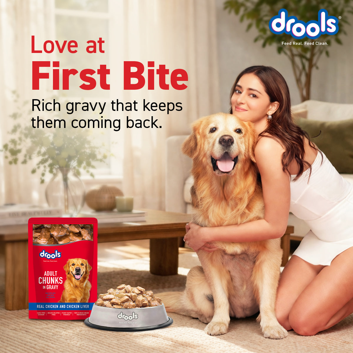 Drools Chicken & Liver Adult Gravy | Wet Dog Food