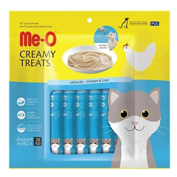 ME-O Creamy Treat Chicken & Liver Flavor | Wet Cat Treats