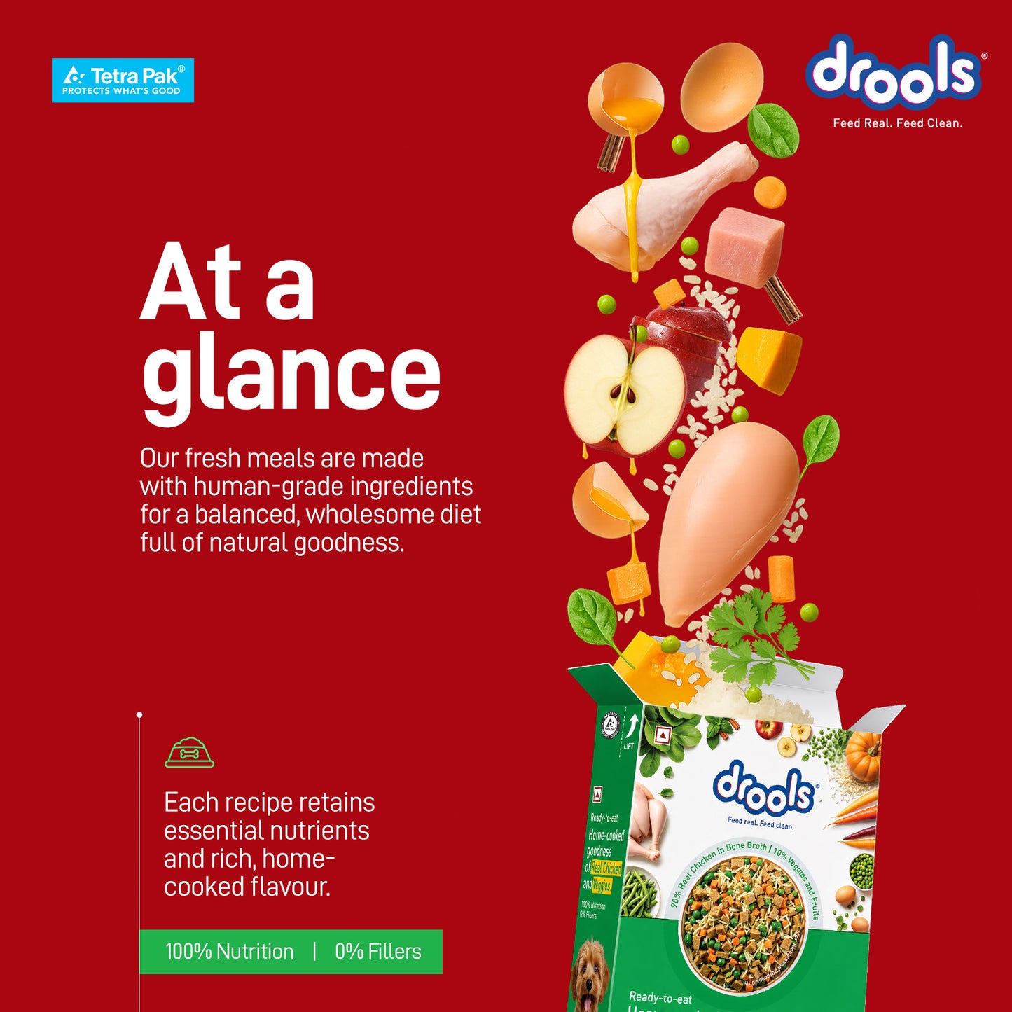 Drools Chicken Veggies Biryani | Fresh Dog Food