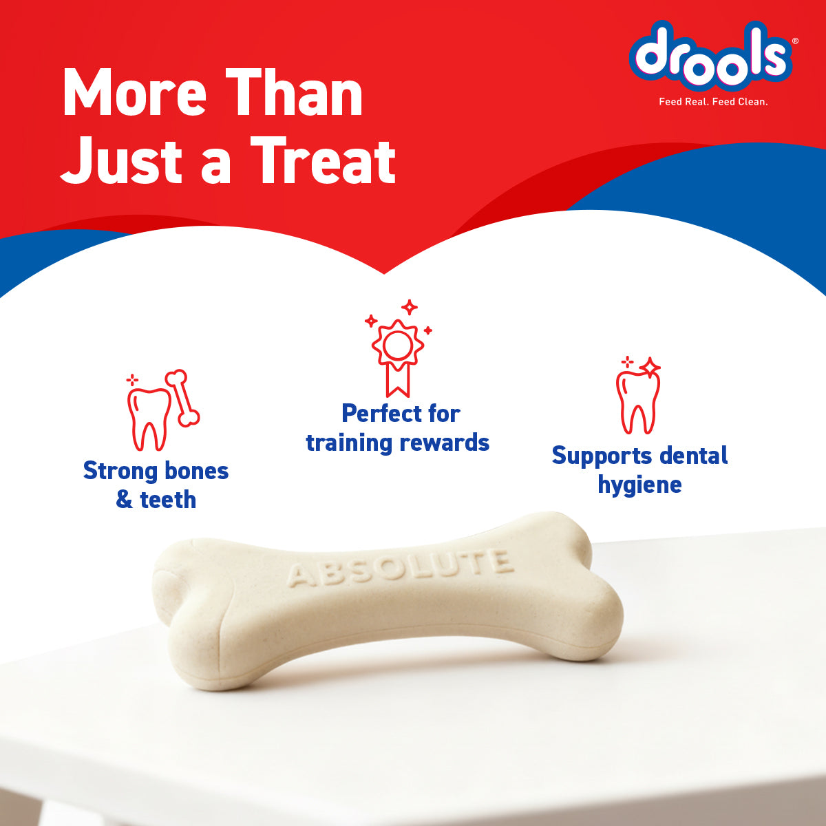 Drools Absolute Calcium Bone | Dry Dog Treats