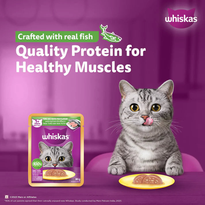 Whiskas Tuna & White Fish | Wet Cat Food