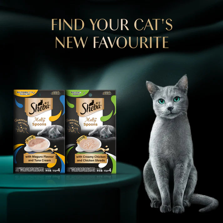 Sheba Melty Spoons Maguro Flavour With Tuna Cream | Wet Cat Treats