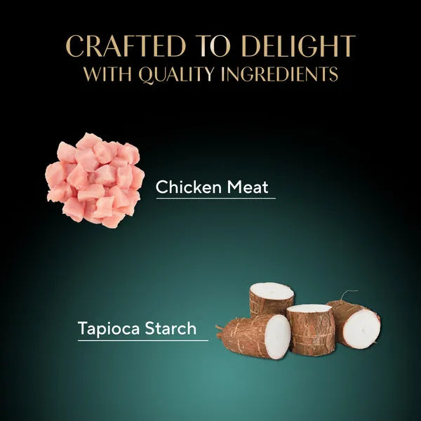 Sheba Melty Spoons Creamy Chicken & Chicken Shred | Wet Cat Treats