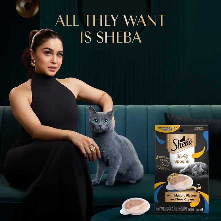 Sheba Melty Spoons Maguro Flavour With Tuna Cream | Wet Cat Treats