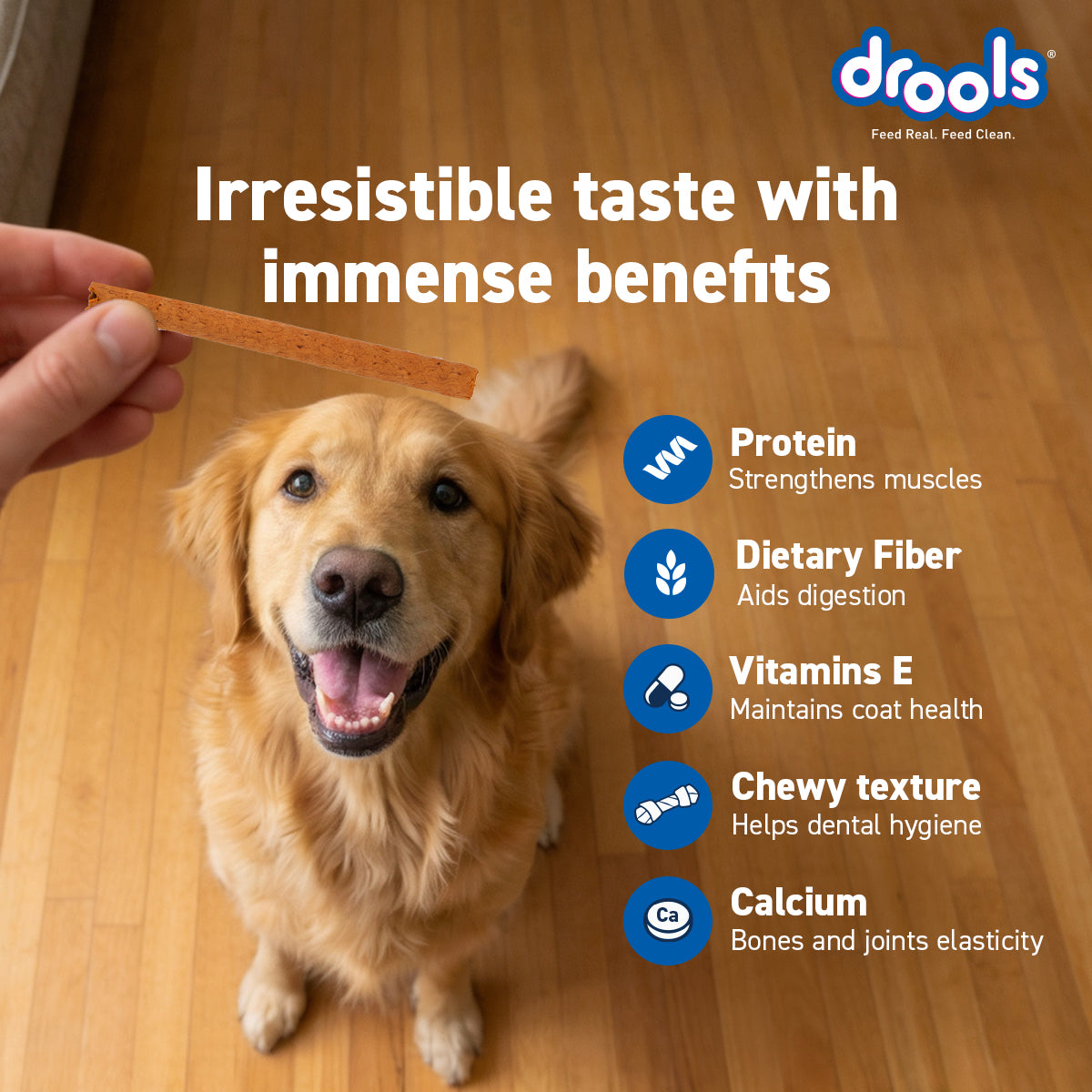 Drools Chicken Carrot Sticks | Dry Dog Treats