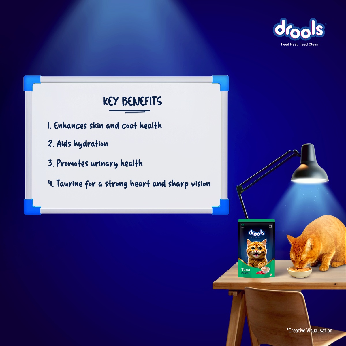 Drools Mousse Tuna - 80 gm | Wet Cat Food