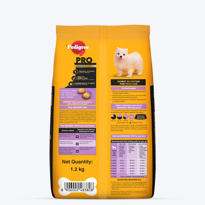 Pedigree Pro Puppy Small Breed | Dry Dog Food