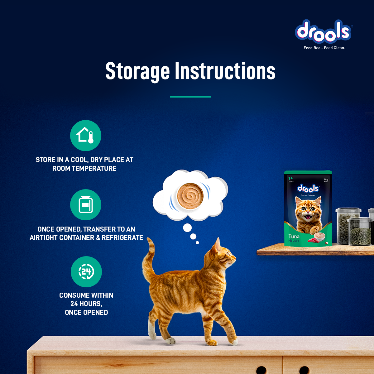Drools Mousse Tuna - 80 gm | Wet Cat Food