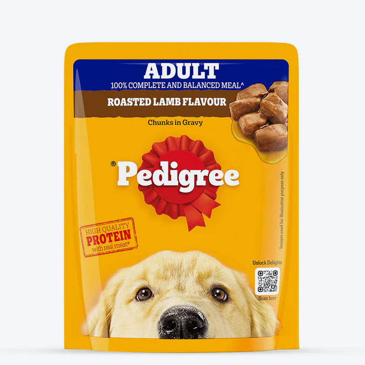 Pedigree Adult Roasted Lamb Gravy | Wet Dog Food