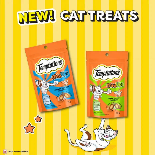 Temptations MixUps Chicken & Tuna Flavour | Dry Cat Treats