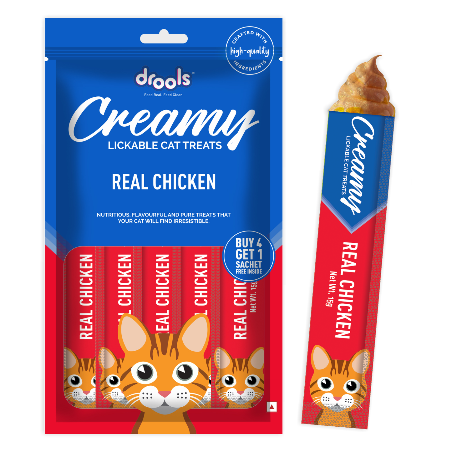 Drools Creamy Treat Chicken | Wet Cat Treats