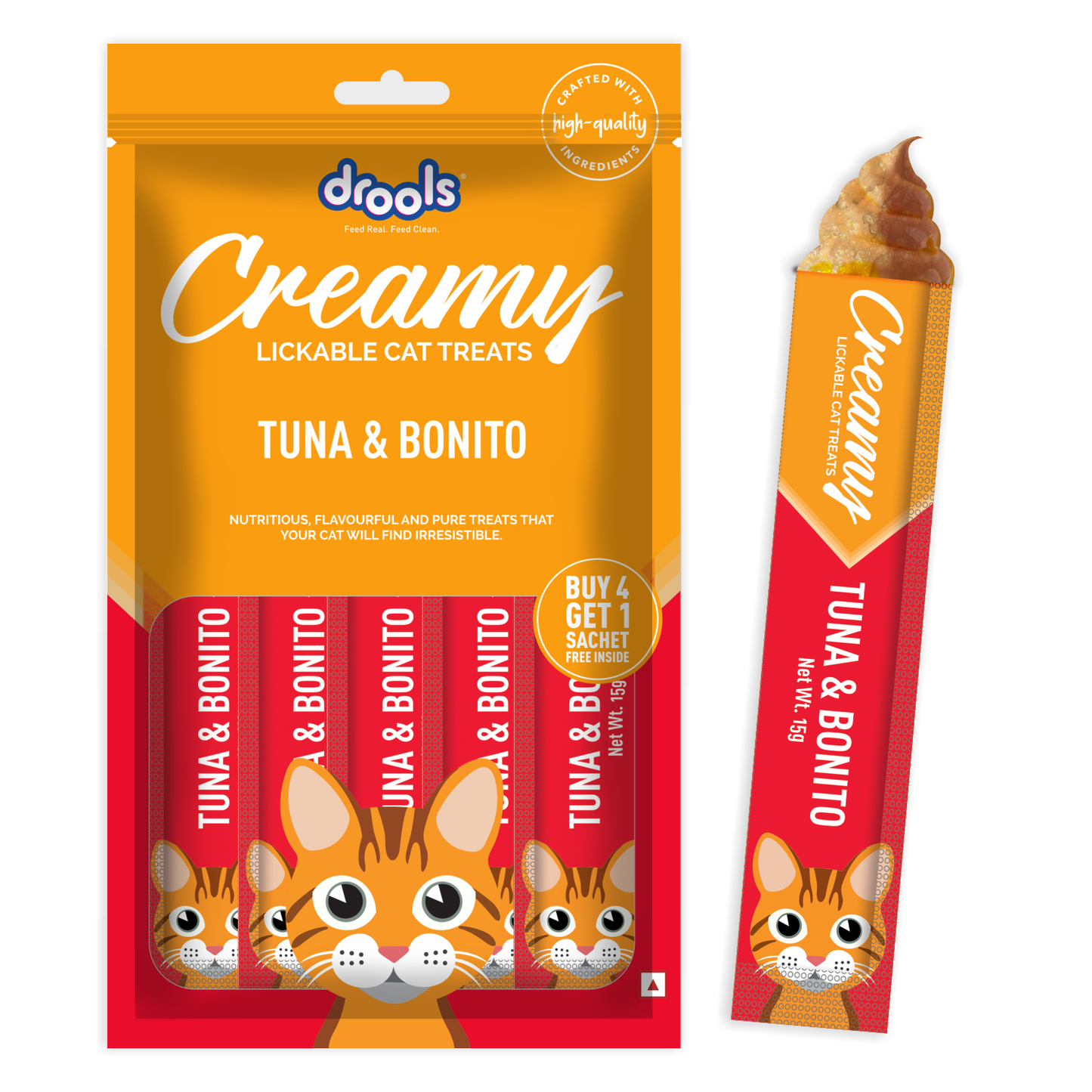 Drools Creamy Treat Tuna & Bonito | Wet Cat Treats