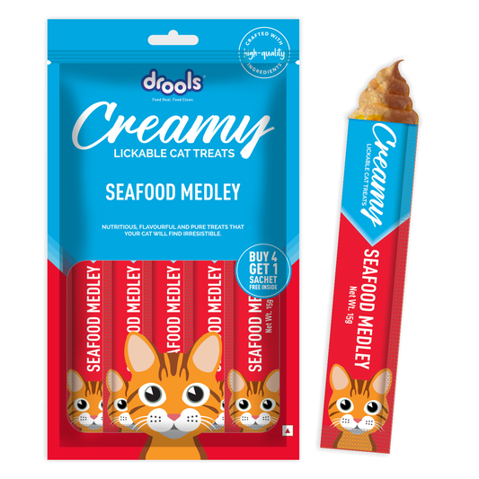 Drools Creamy Treat Seafood Medley | Wet Cat Treats
