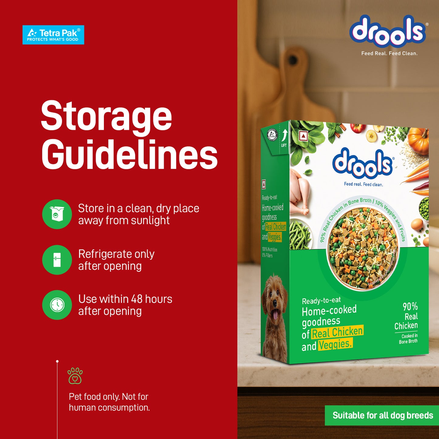 Drools Chicken Veggies Biryani | Fresh Dog Food
