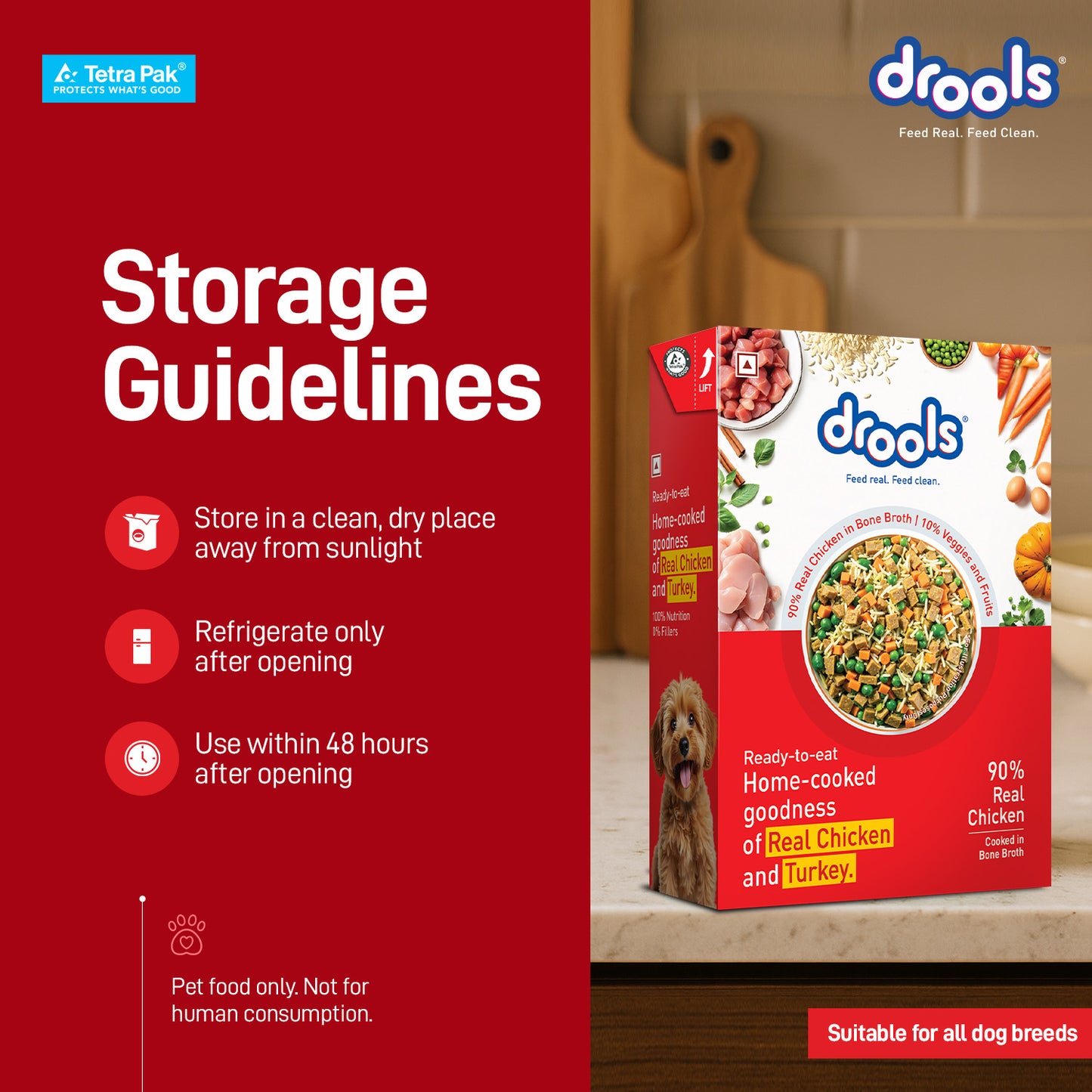 Drools Chicken & Turkey Biryani | Fresh Dog Food