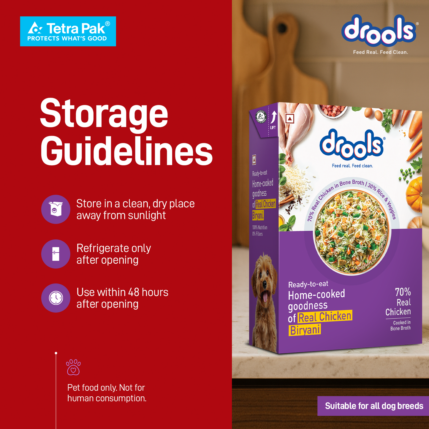 Drools Chicken Biryani | Fresh Dog Food