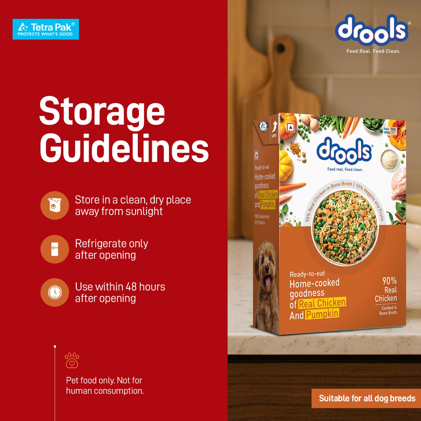Drools Chicken Pumpkin Biryani | Fresh Dog Food