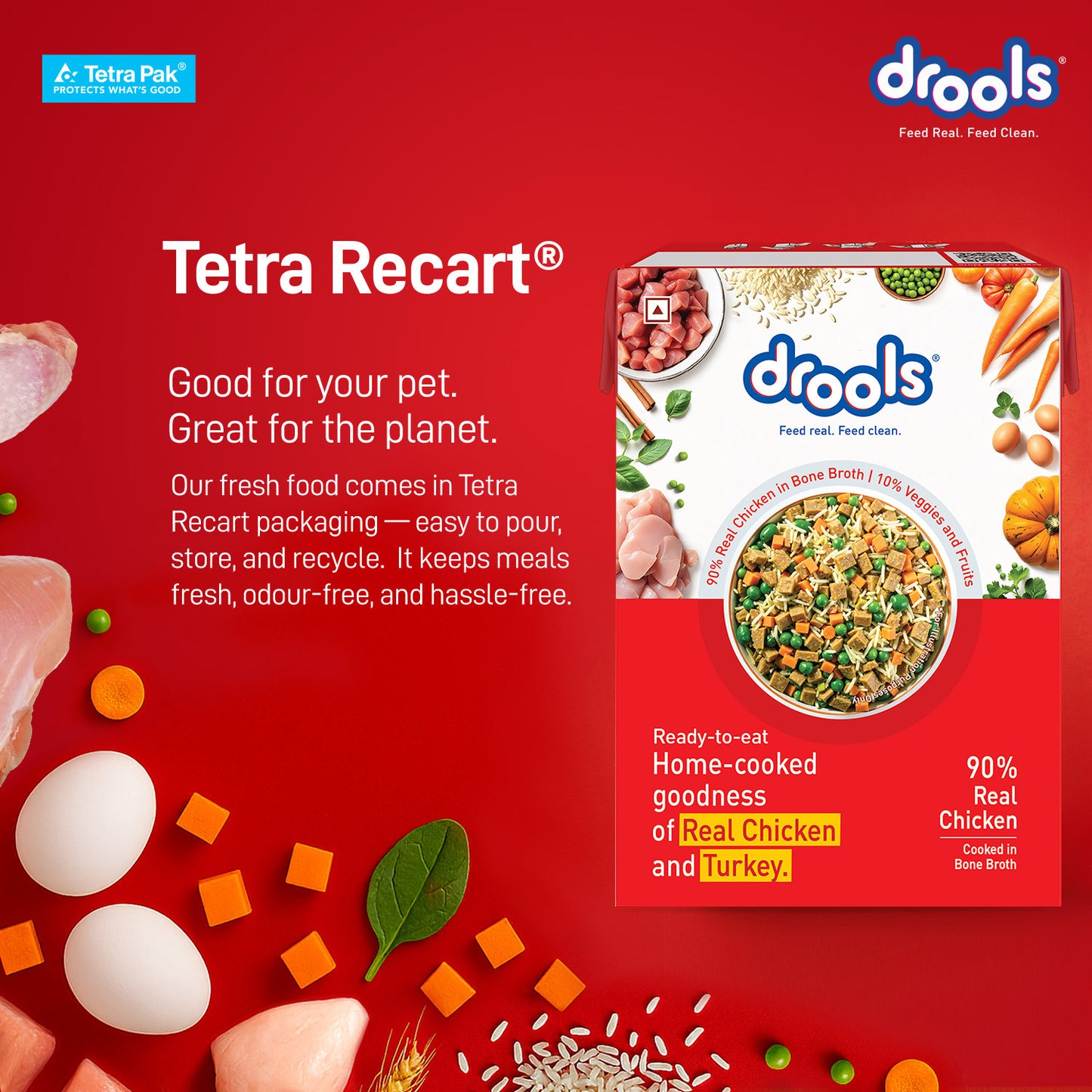 Drools Chicken & Turkey Biryani | Fresh Dog Food
