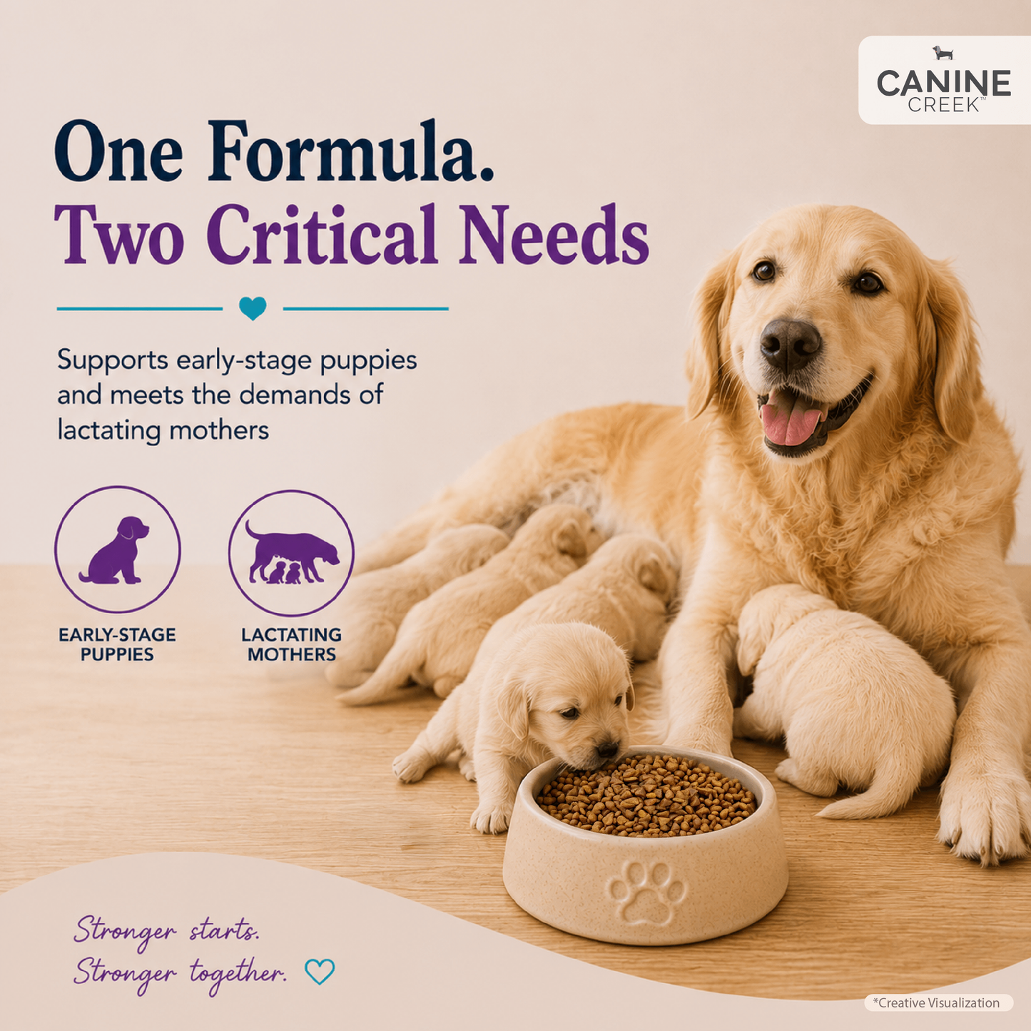 Canine Creek Starter | Dry Dog Food