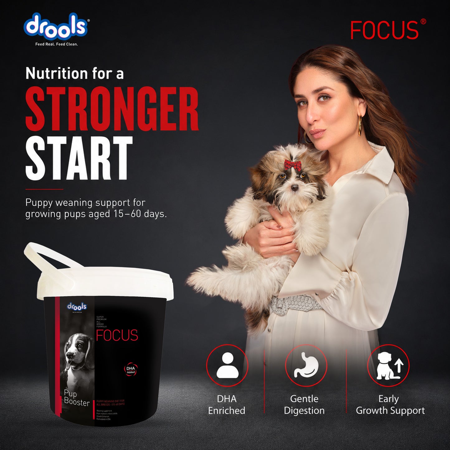 Drools Focus Pup Booster | Pet Suppliment