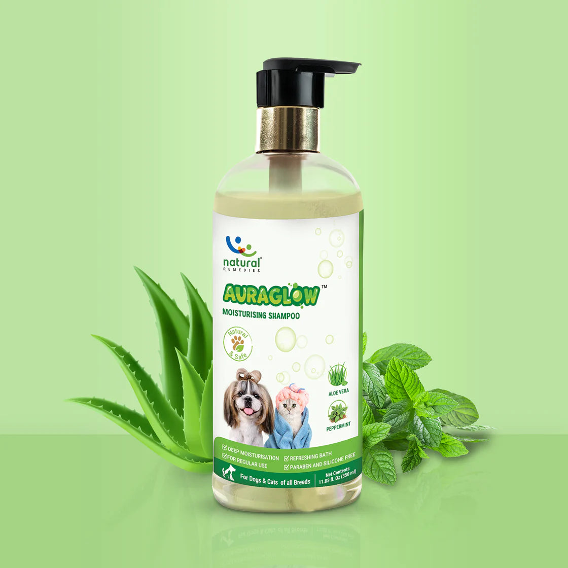 Natural Remedies Auraglow Shampoo | Pet Grooming Supplies