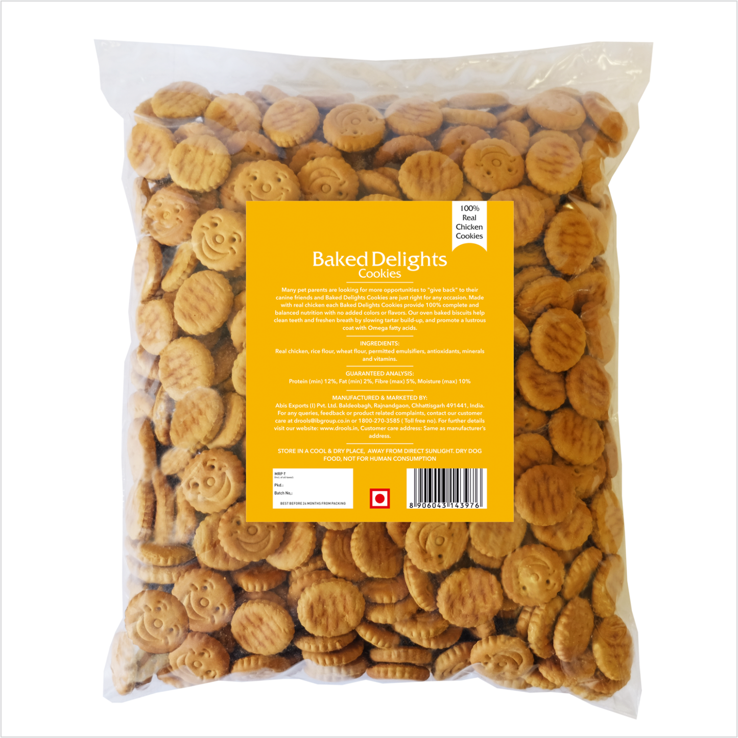 Drools Baked Delight Biscuits | Dry Dog Treats