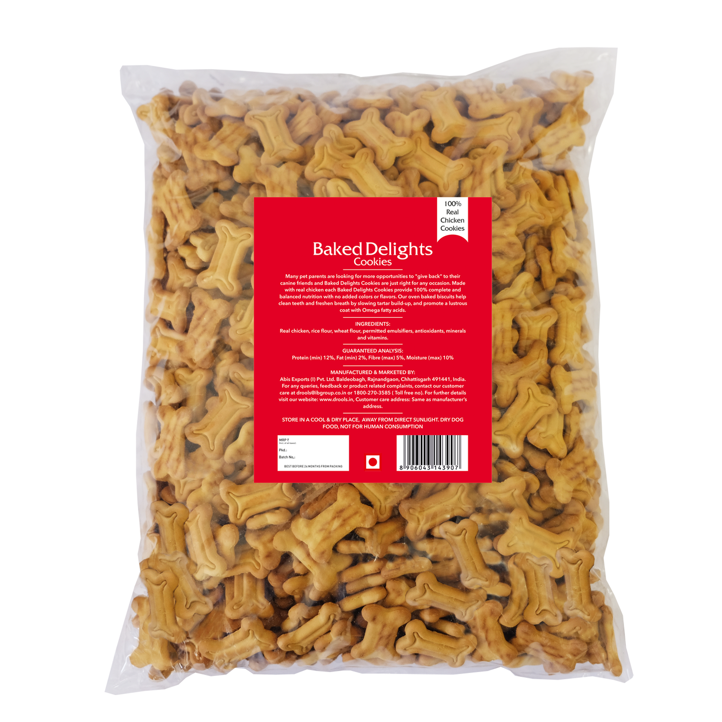 Drools Baked Delight Biscuits | Dry Dog Treats