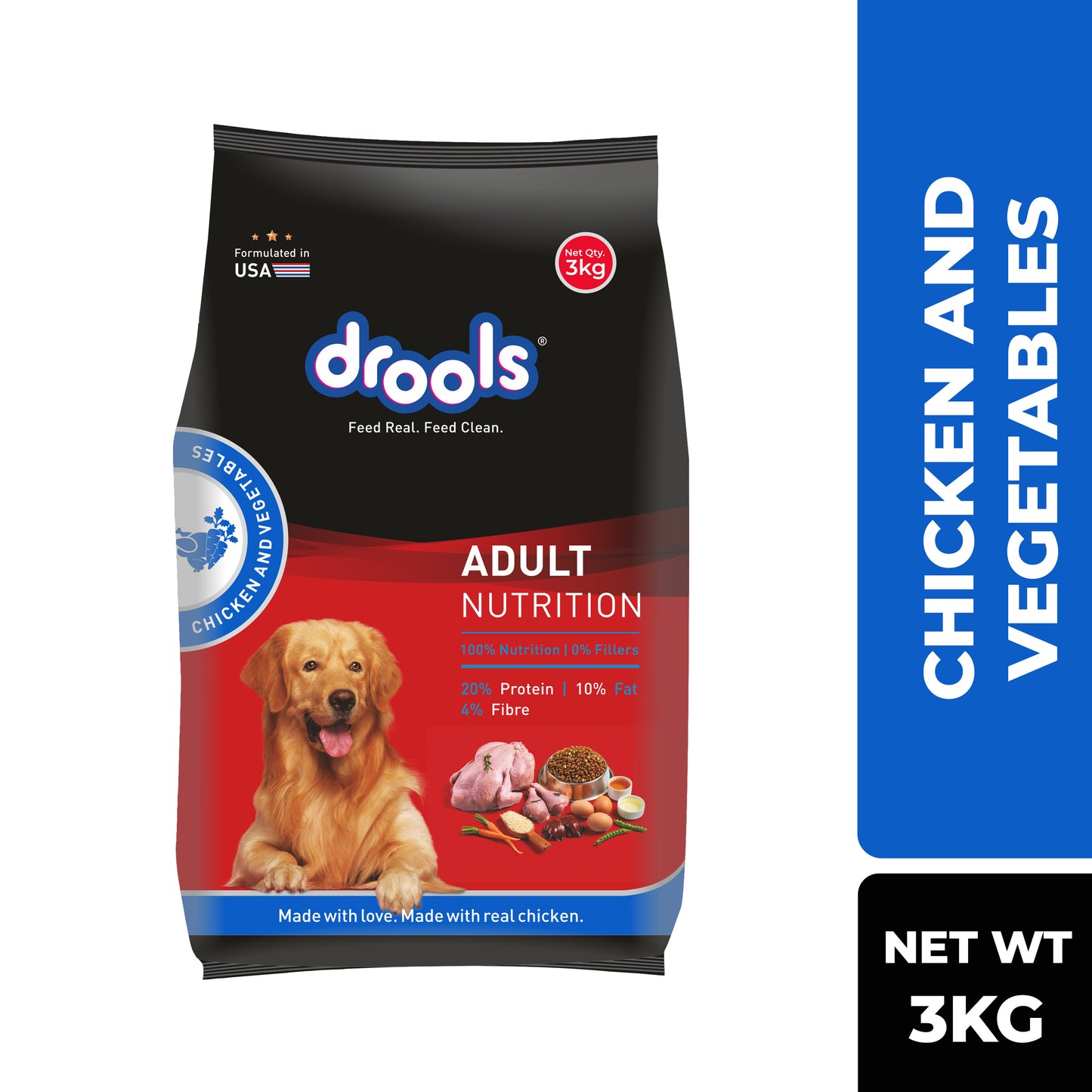 Drools Adult Chicken & Vegetable | Dry Dog Food