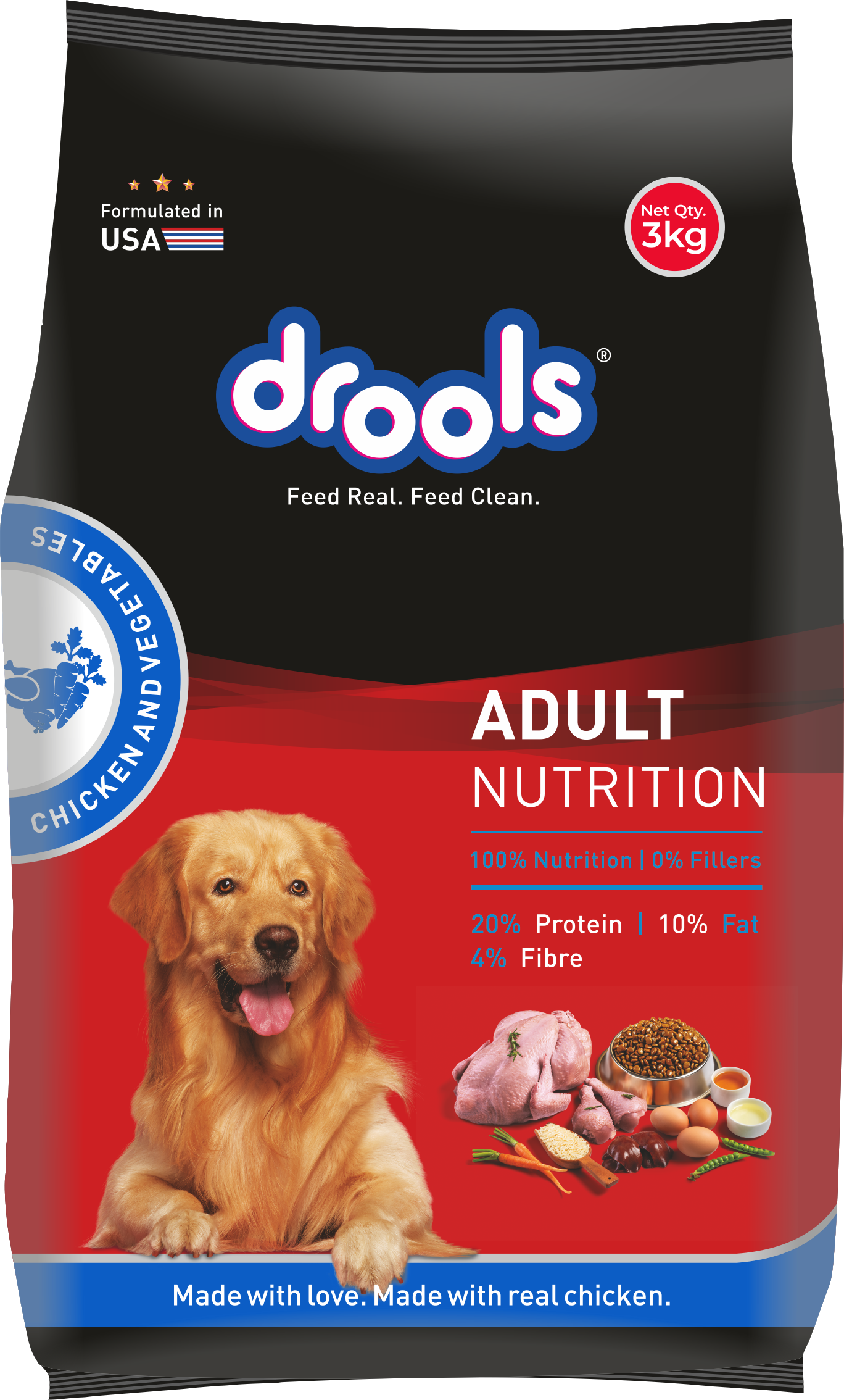 Drools Adult Chicken & Vegetable | Dry Dog Food