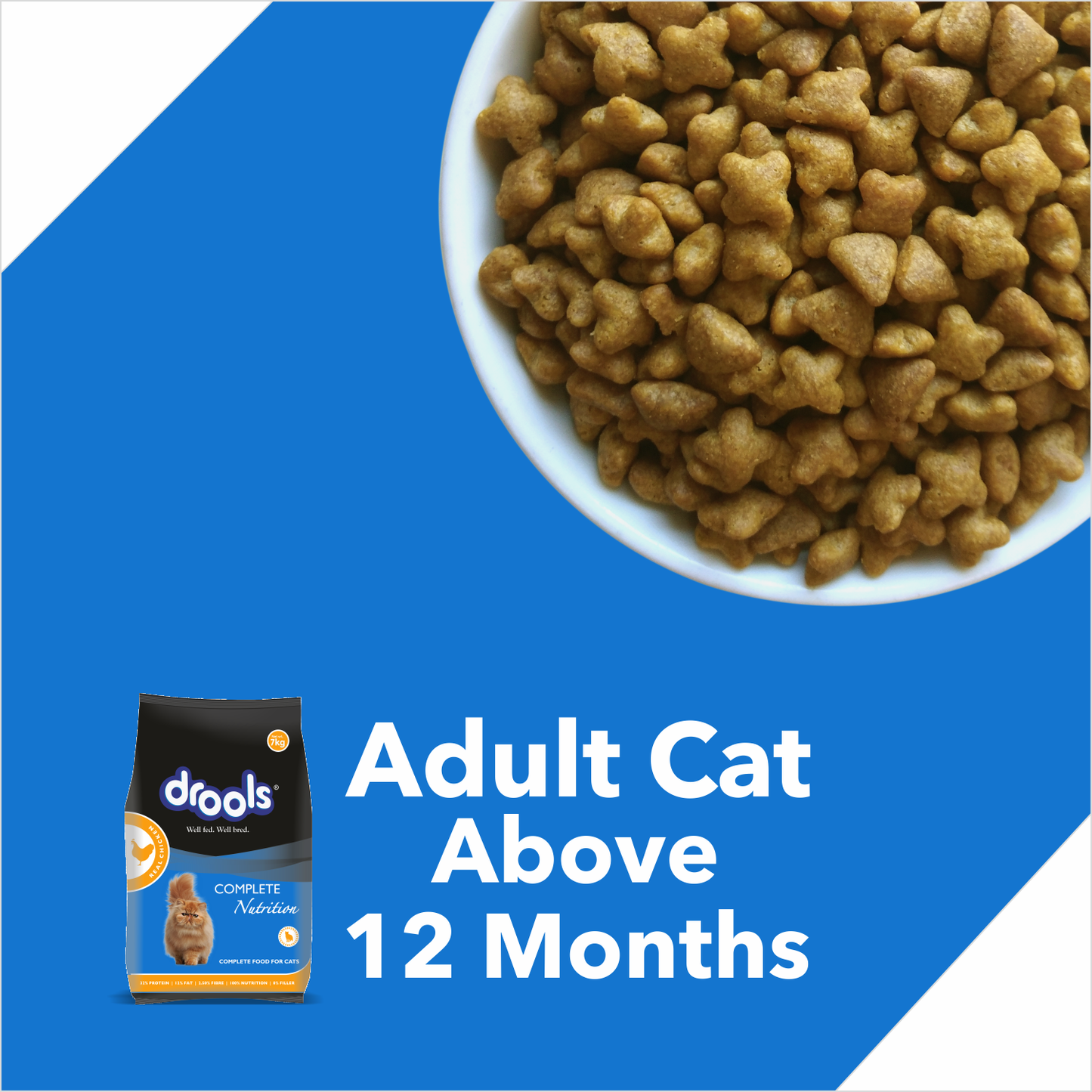 Drools Adult Chicken | Dry Cat Food