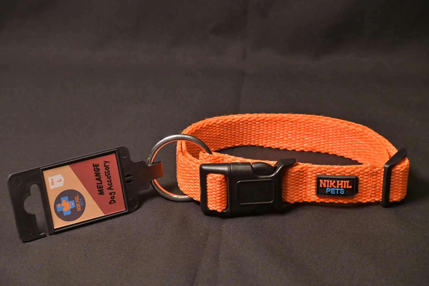 Nikhil Pets Melange Regular Collar | Dog Collars