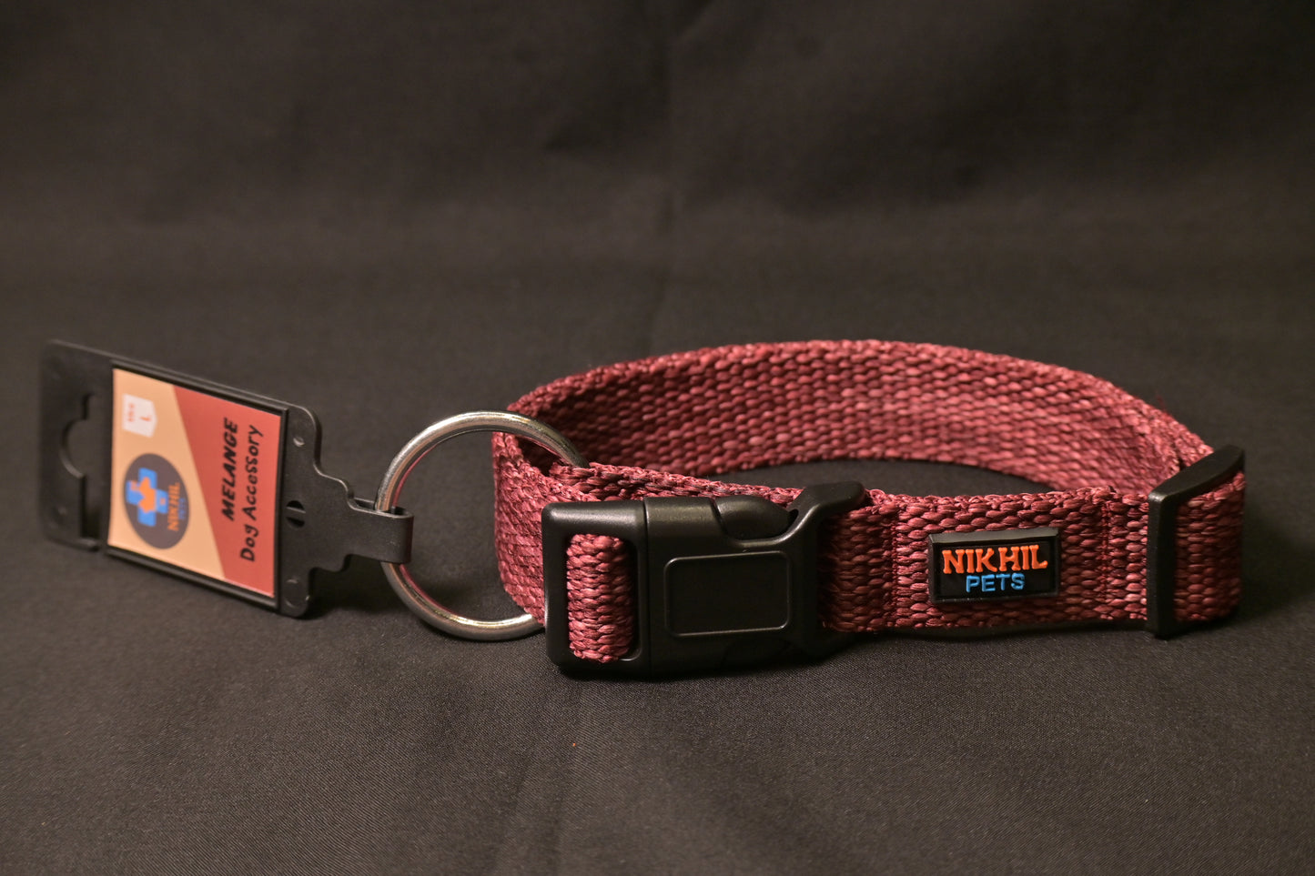 Nikhil Pets Melange Regular Collar | Dog Collars
