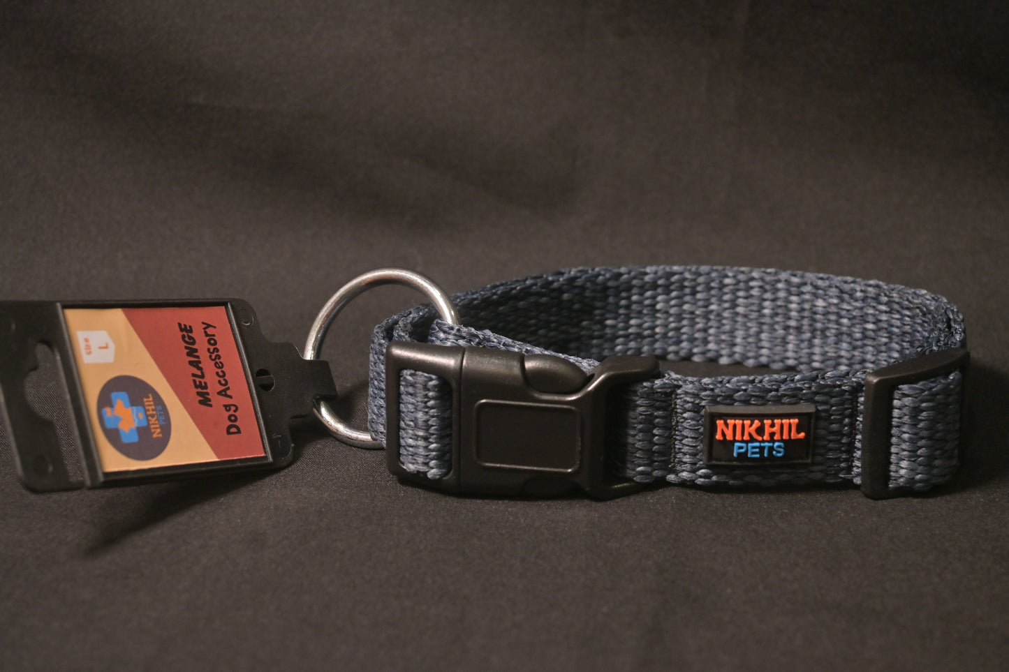 Nikhil Pets Melange Regular Collar | Dog Collars