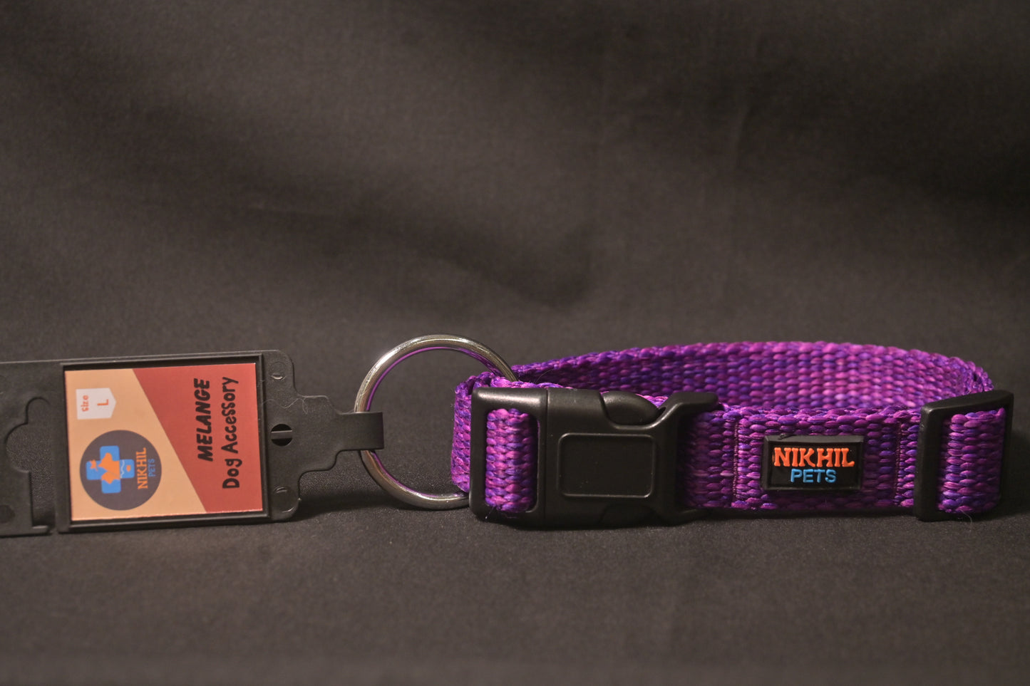 Nikhil Pets Melange Regular Collar | Dog Collars