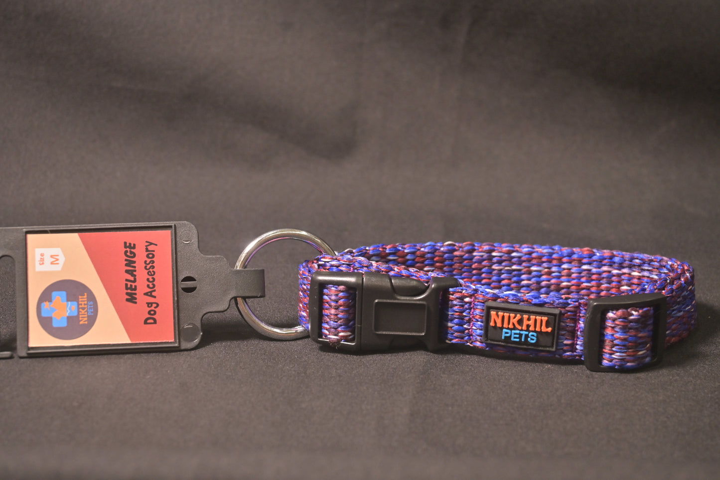 Nikhil Pets Melange Regular Collar | Dog Collars