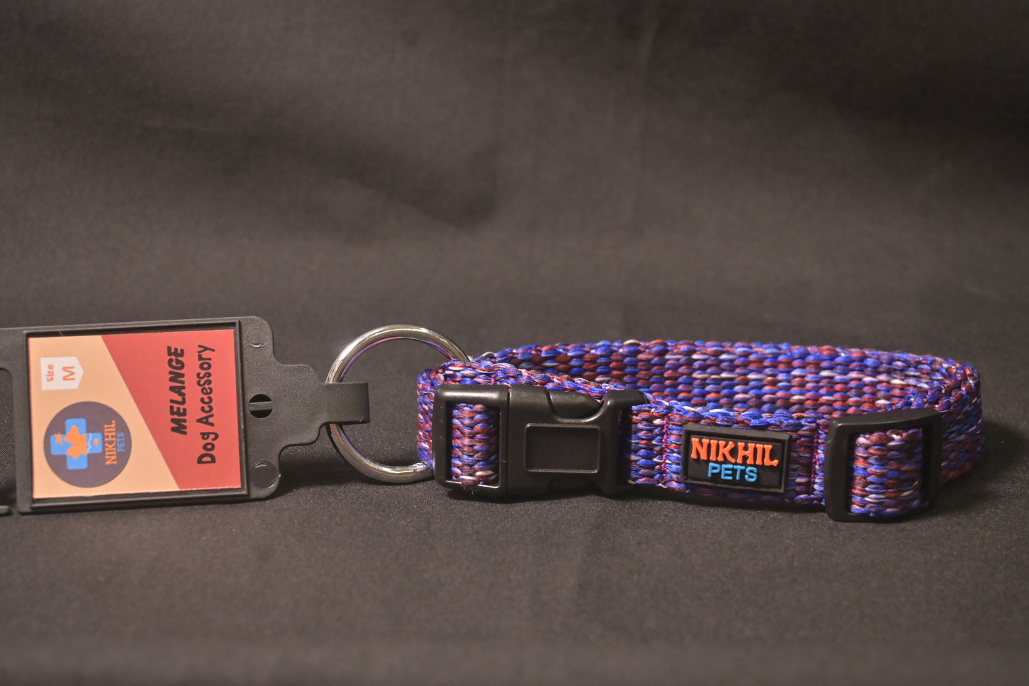 Nikhil Pets Melange Regular Collar | Dog Collars