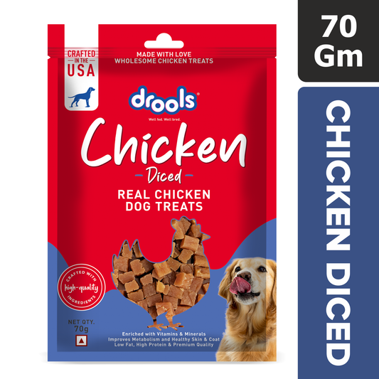 Drools Chicken Diced | Dry Dog Treats - Nikhil Pet Store