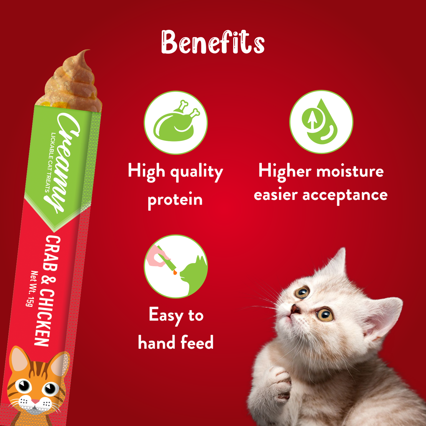 Drools Creamy Treat Crab & Chicken | Wet Cat Treats