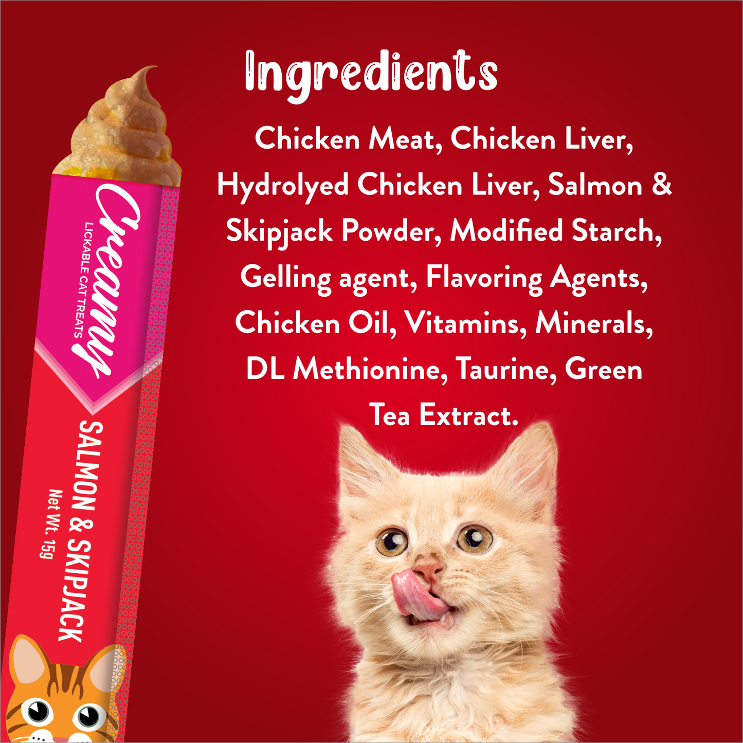 Drools Creamy Treat Salmon & Skipjack | Wet Cat Treats