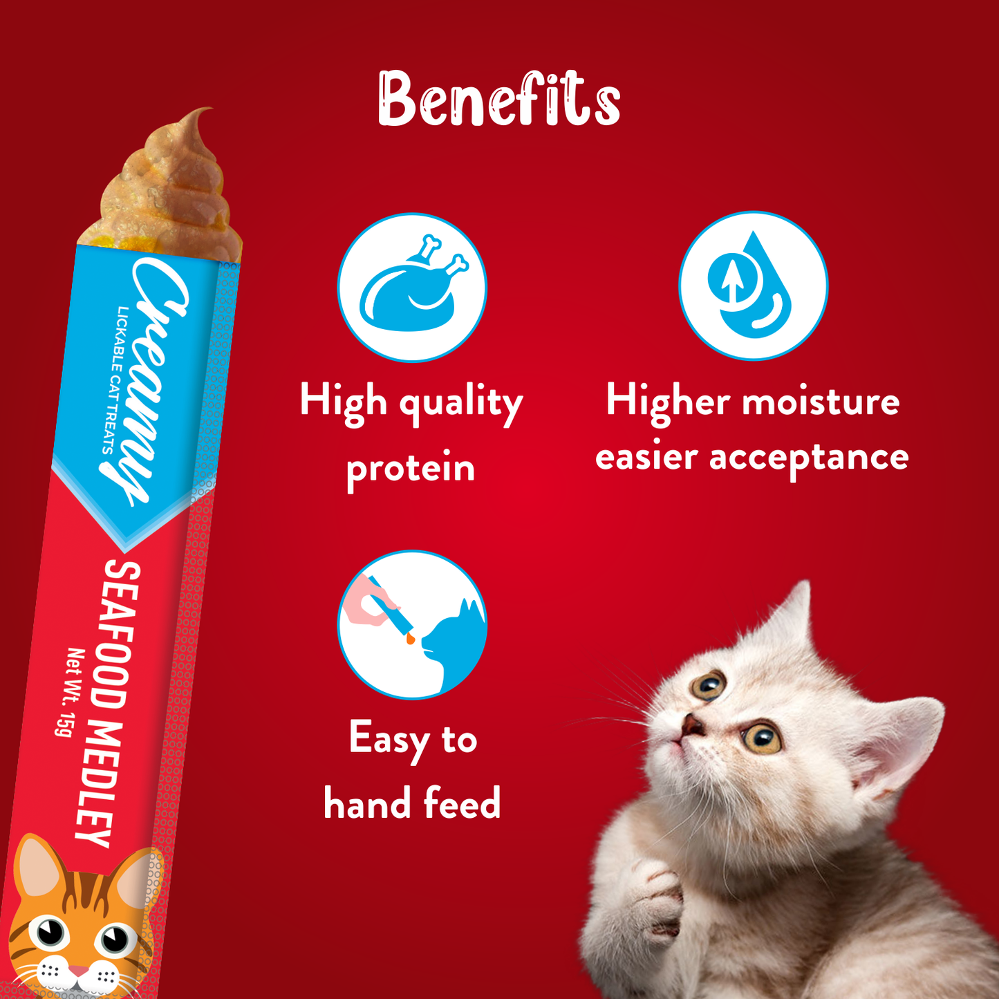 Drools Creamy Treat Seafood Medley | Wet Cat Treats