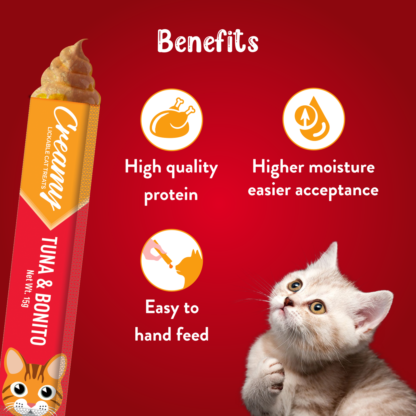 Drools Creamy Treat Tuna & Bonito | Wet Cat Treats