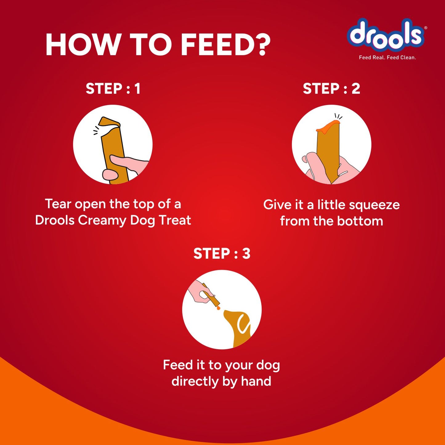 Drools Chicken & Carrot Creamy Treats | Wet Dog Treats