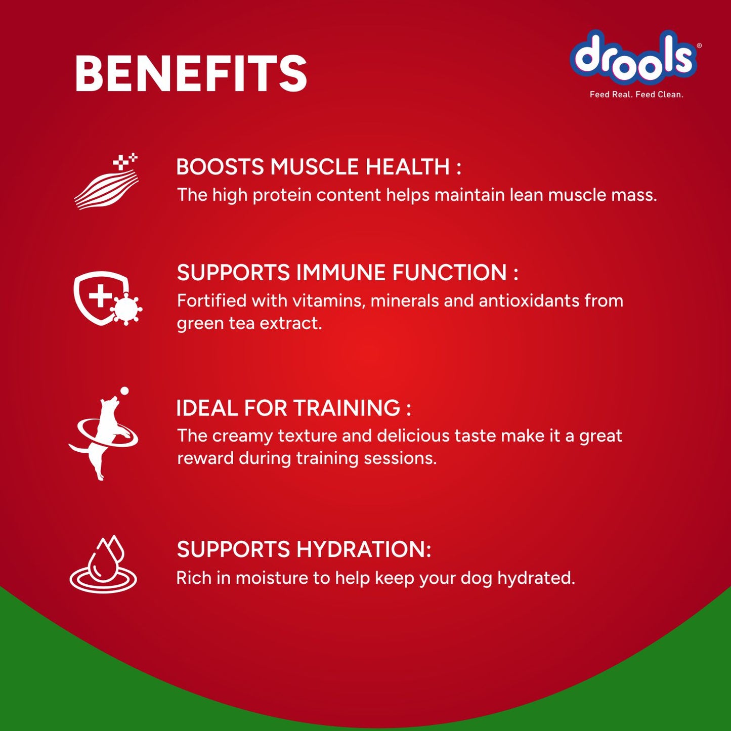 Drools Chicken & Spinach Creamy Treat | Wet Dog Food