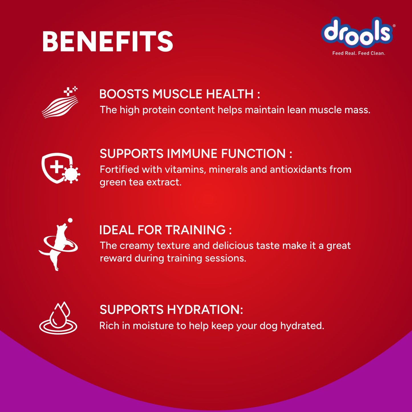 Drools Strawberry Flavor Creamy Treat | Wet Dog Food