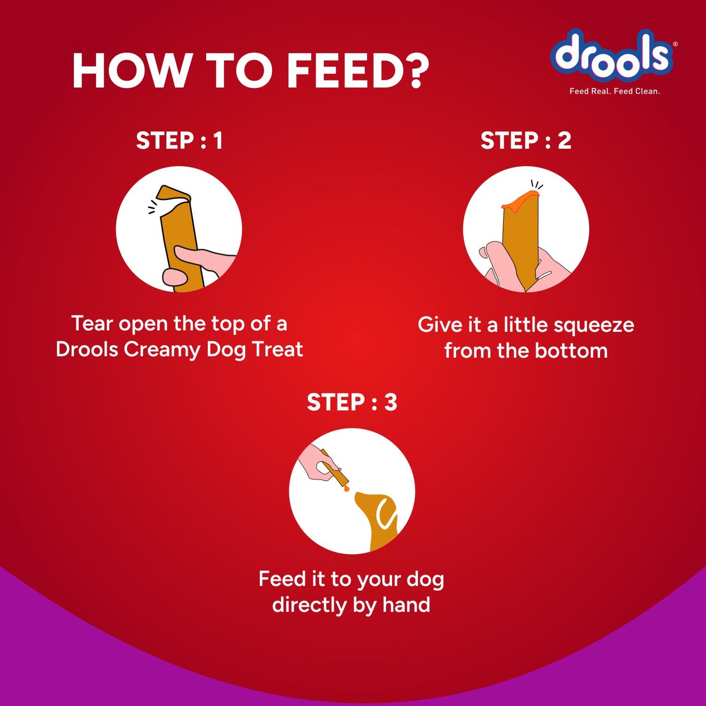 Drools Strawberry Flavor Creamy Treat | Wet Dog Food