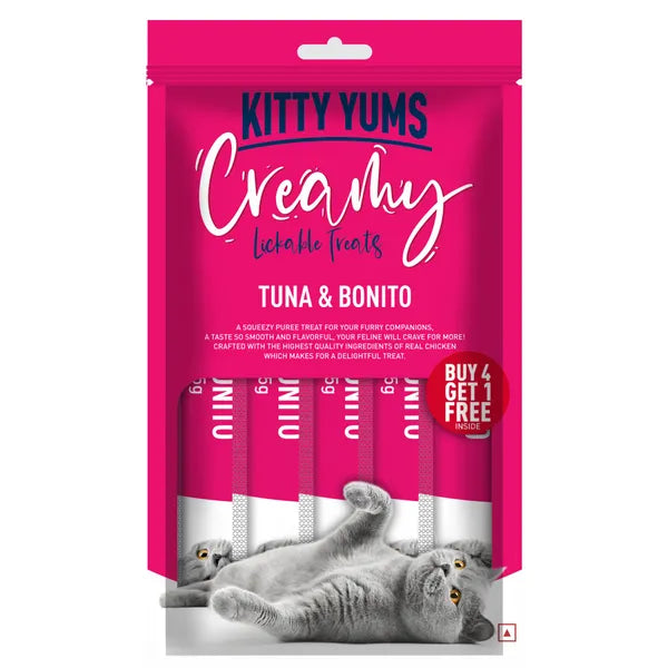 Kitty Yums Tuna & Bonito Creamy Treat | Wet Cat Treats